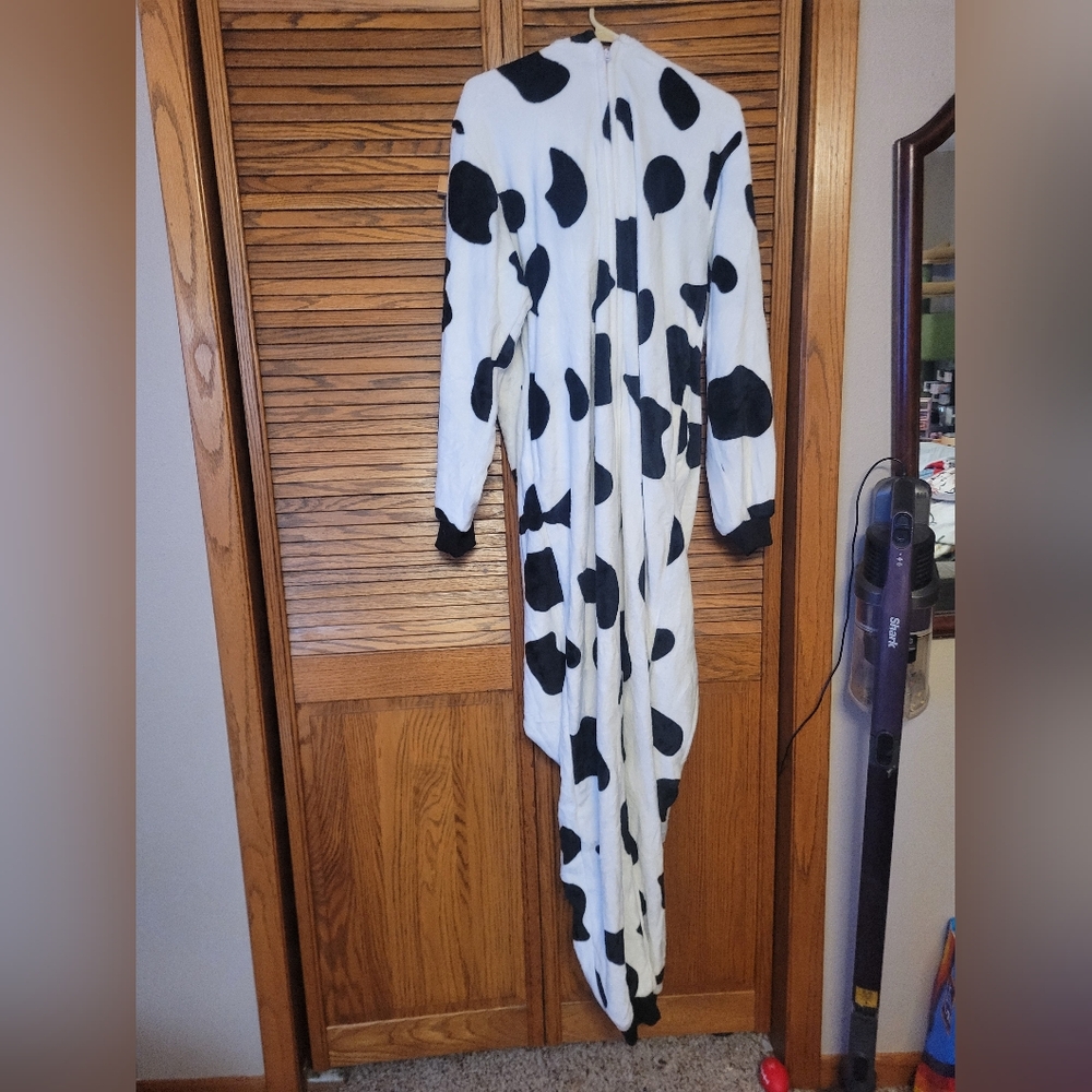 Cow Print Onesie/ Halloween Costune Adult